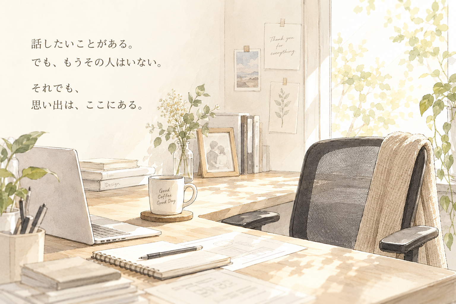 大切な人を亡くしたあと、誰かに話すことの意味